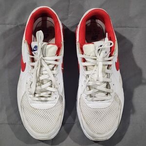 Nike Red and White Air Max